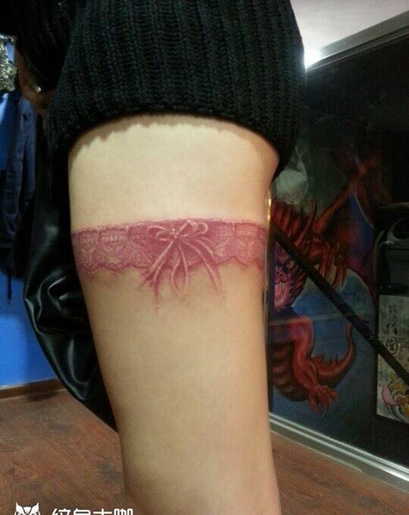 蕾丝纹身图片