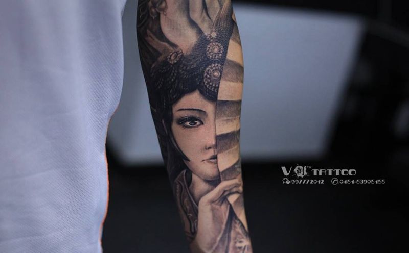 中式之美！纹身图片