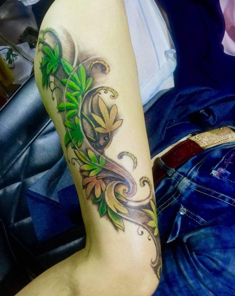 疤痕遮盖纹身图片