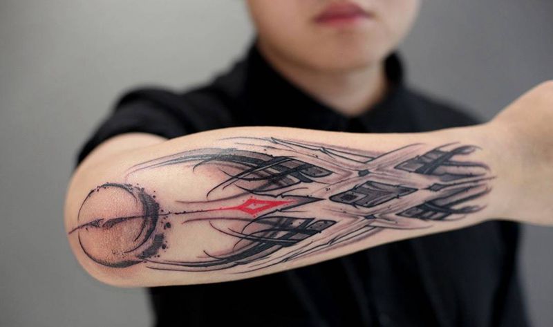 花体字纹身图片_手部花体字纹身图案