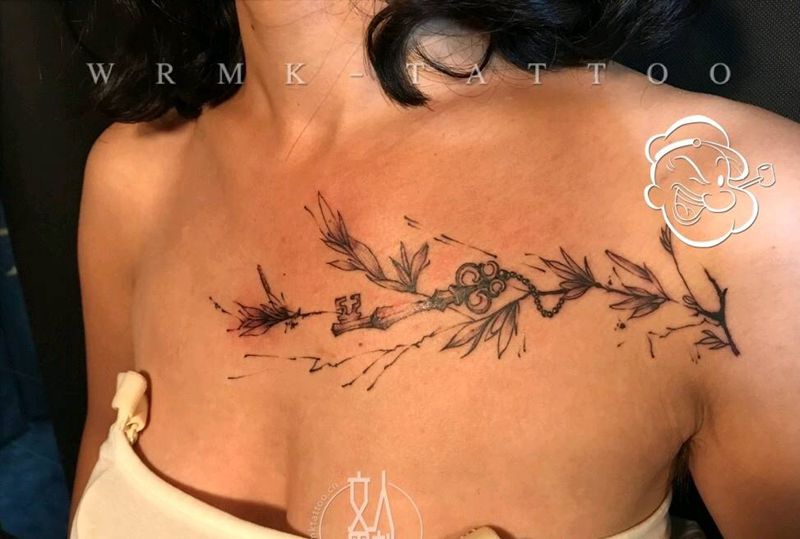 tattoo by：针迹纹身图片