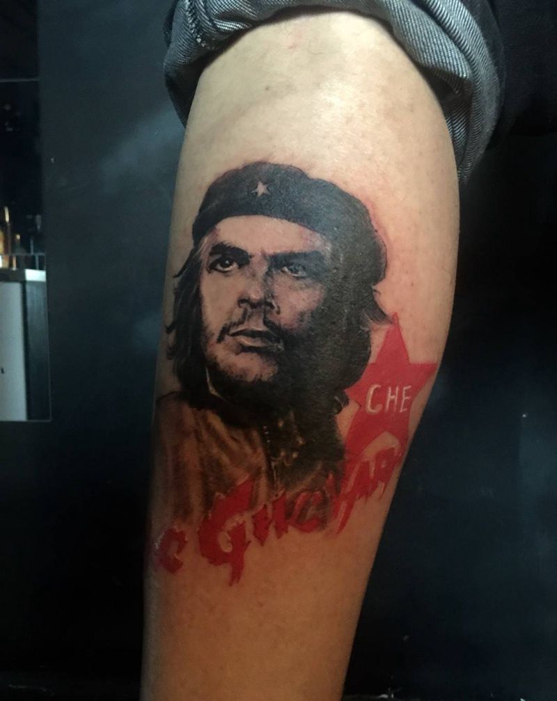 格瓦拉纹身图片