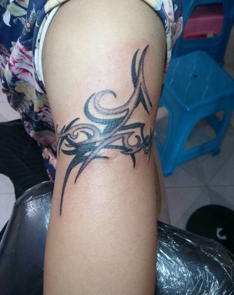 臂环纹身图片_成品纹身图案