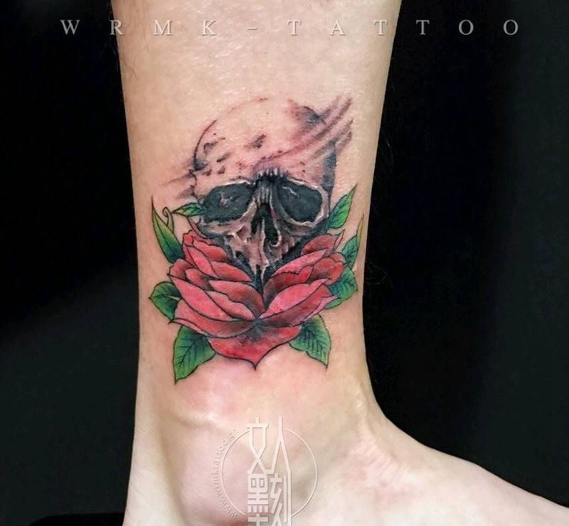 伤疤遮盖 --大烟海纹身图片