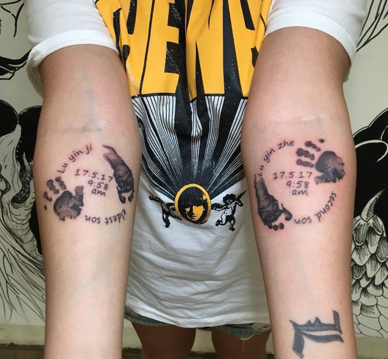 双胞胎纹身图片