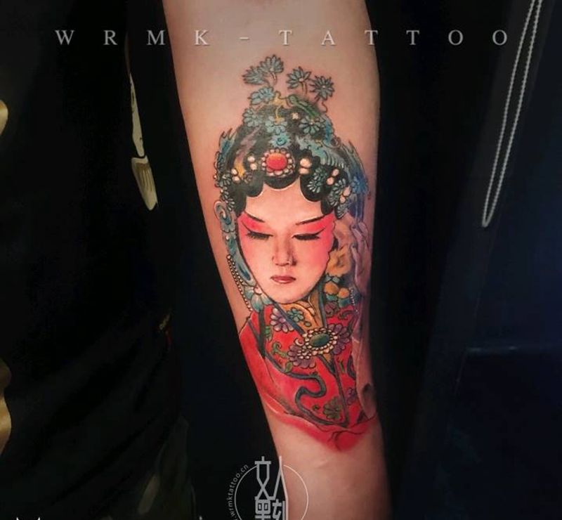 人物肖像纹身图片