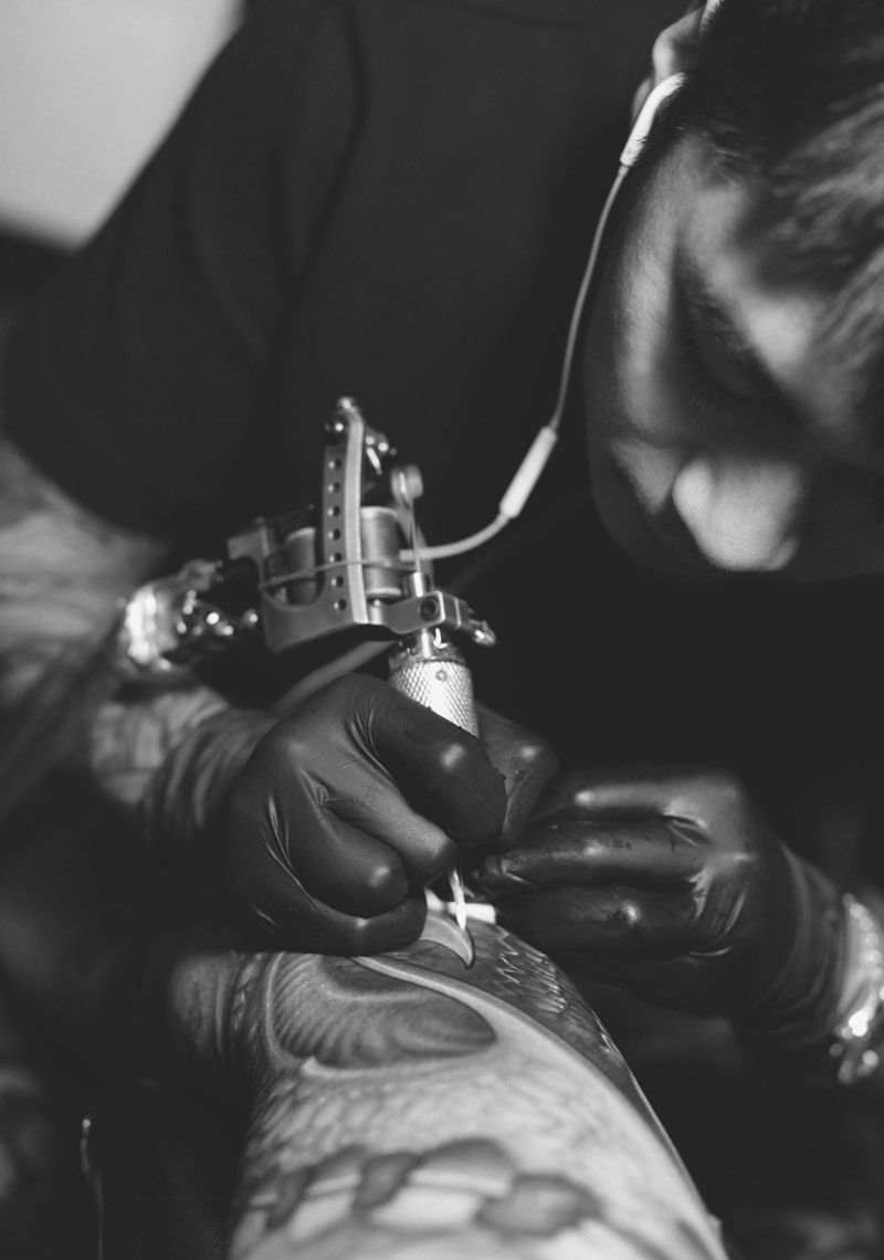 3D欧美花臂纹身图片_欧美写实肖像成品手臂花臂哈尔滨V刺哈尔滨3D纹身图案