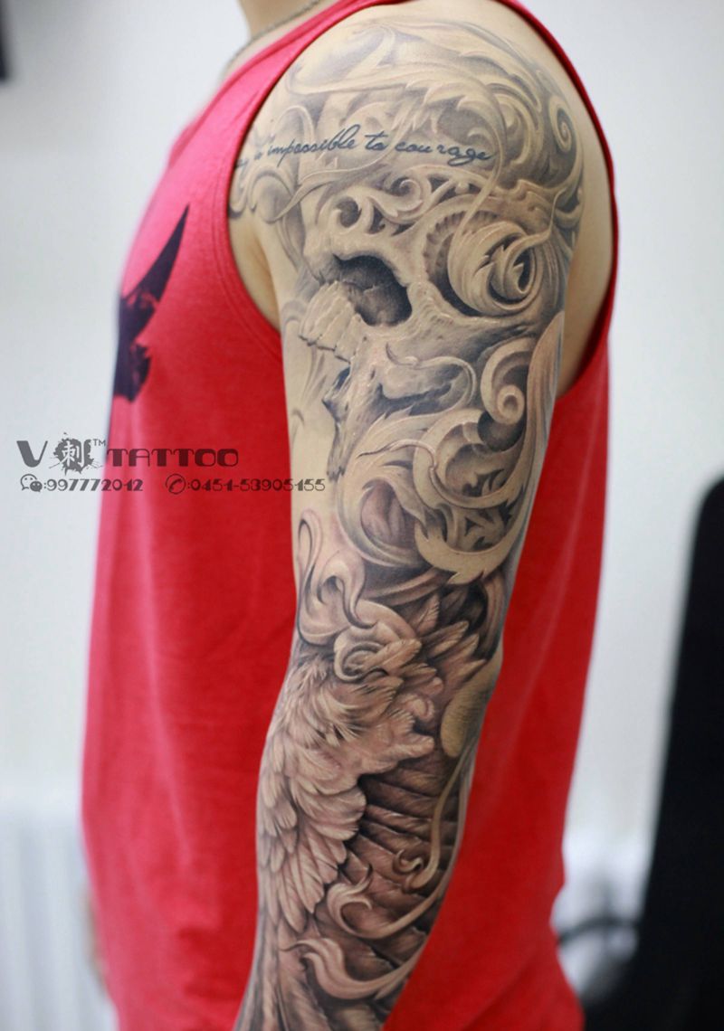 一切野性都是我们的朋友，像是被束缚过的曾经...纹身图片