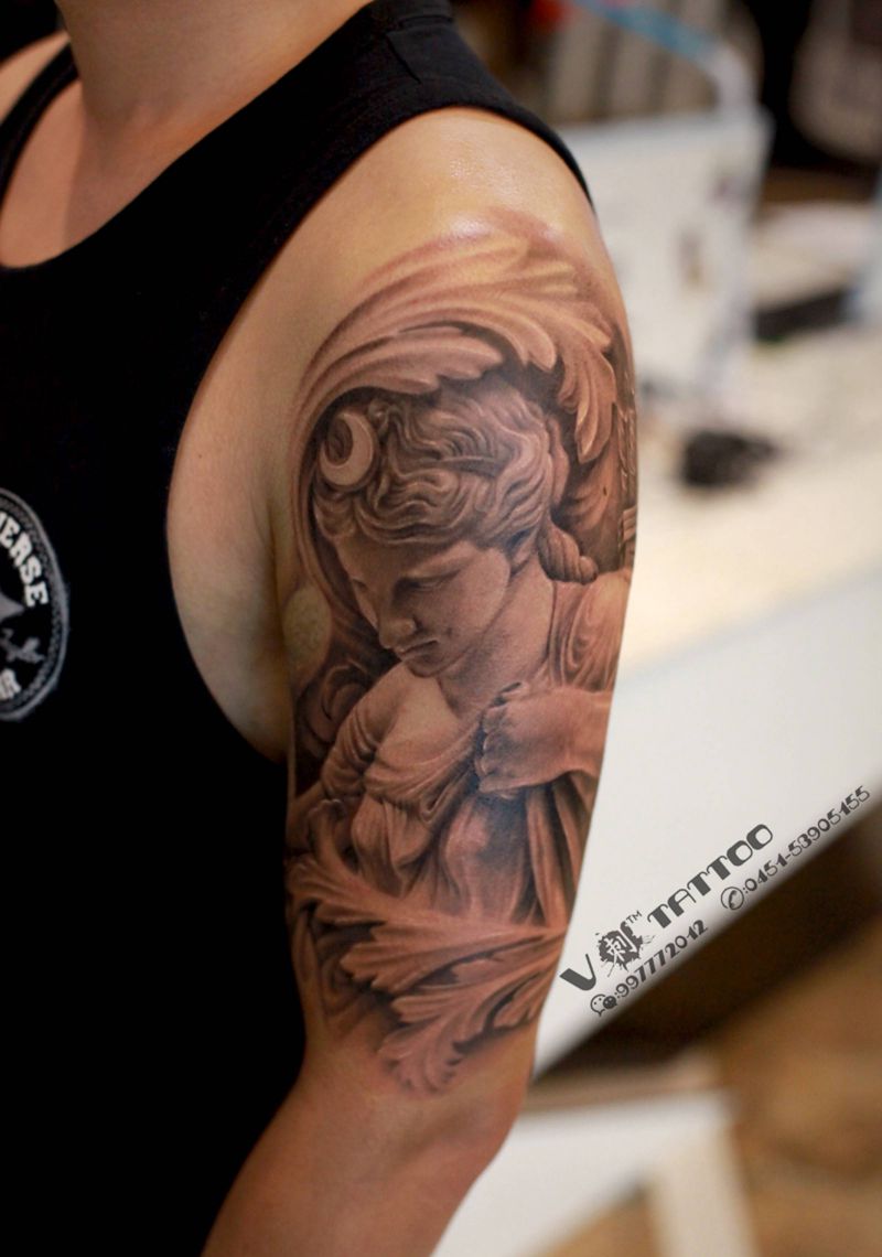 女神！纹身图片