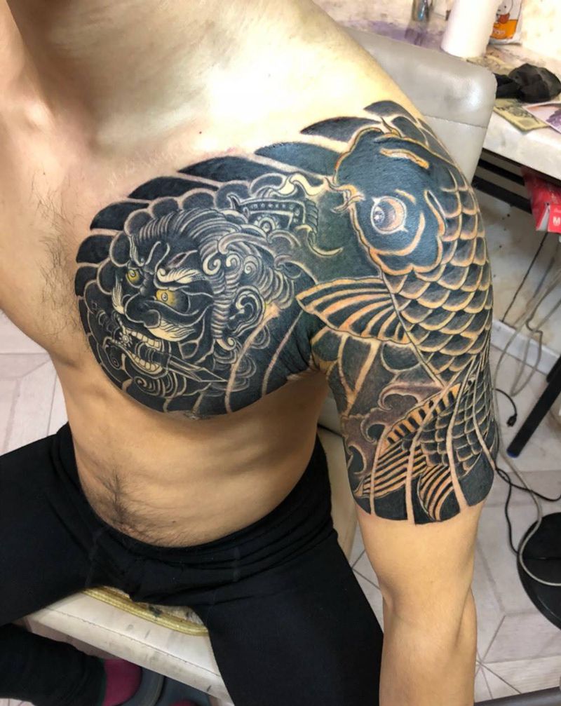 日式老传统纹身图片