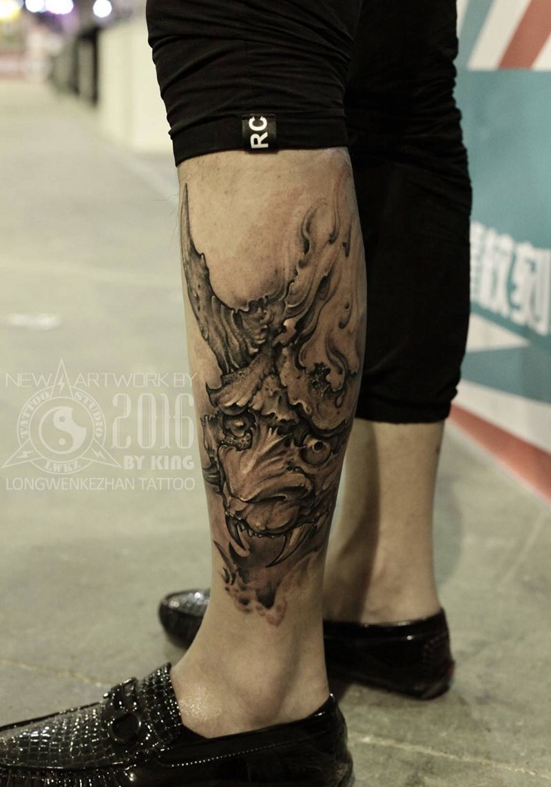 龙纹刻战刺青工作室出品纹身图片