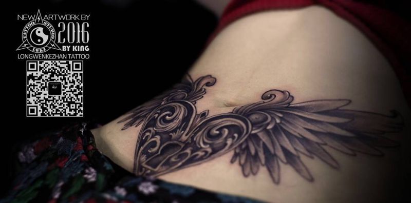 龙纹刻战刺青出品纹身图片_成品纹身图案