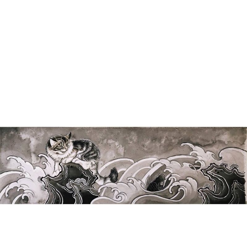 随笔纹身图片_原创传统手稿纹身图案