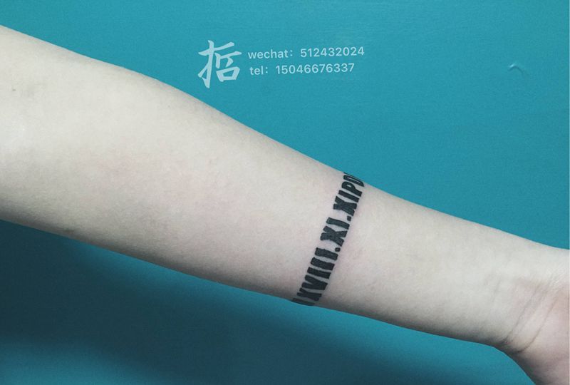 英文字纹身图片_手臂纹身图案