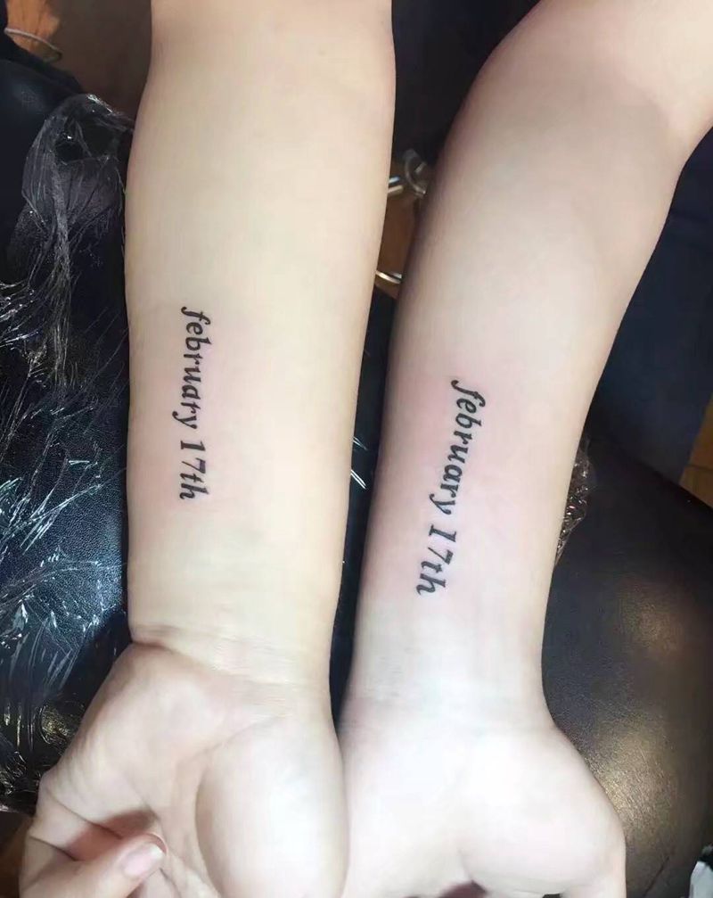 记住我们的美好日子纹身图片