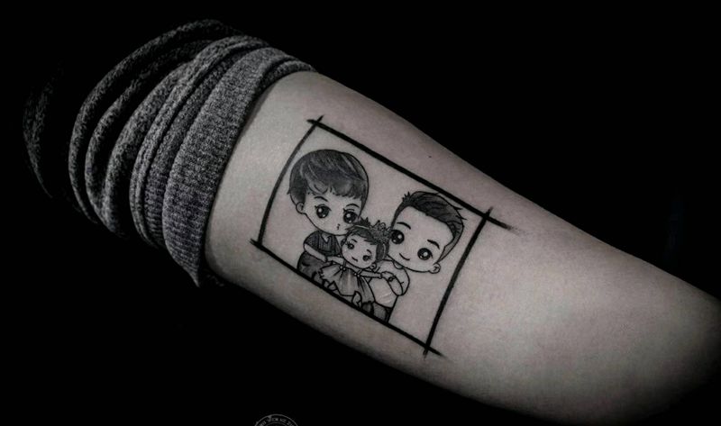 卡通纹身图片