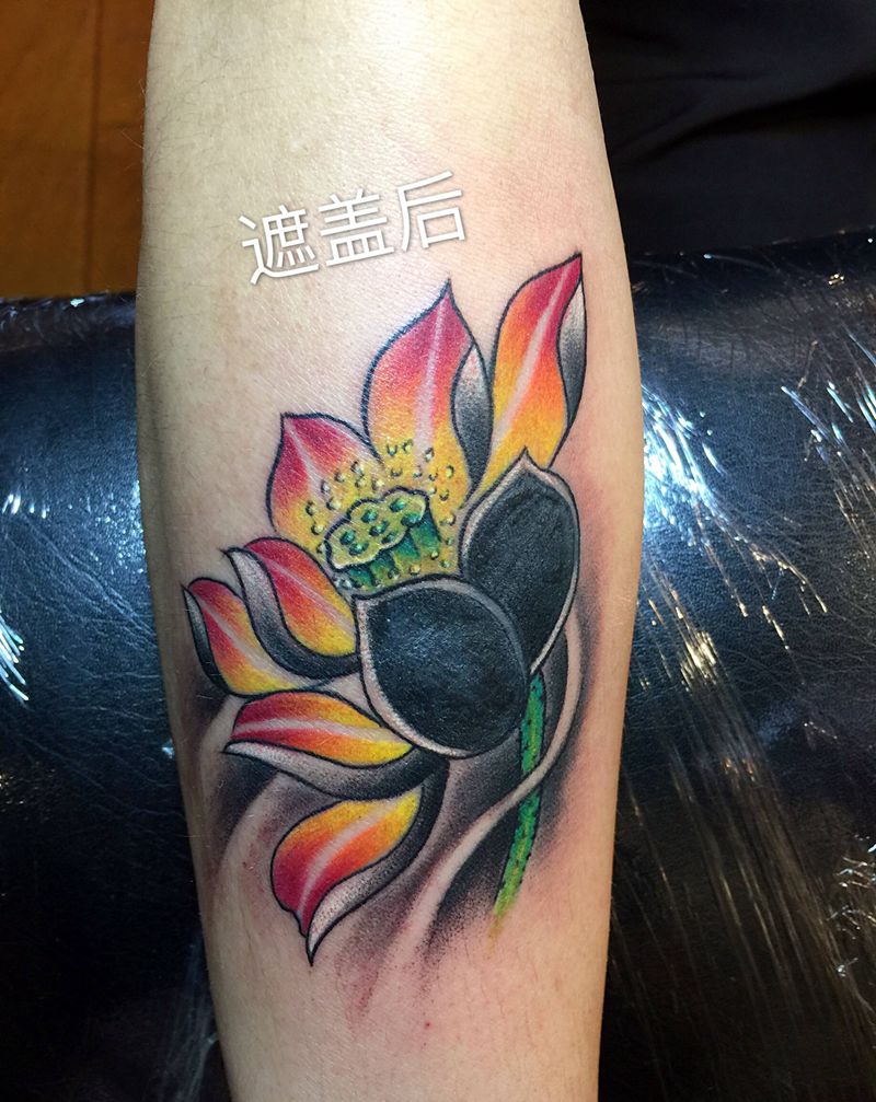 遮盖一枚纹身图片