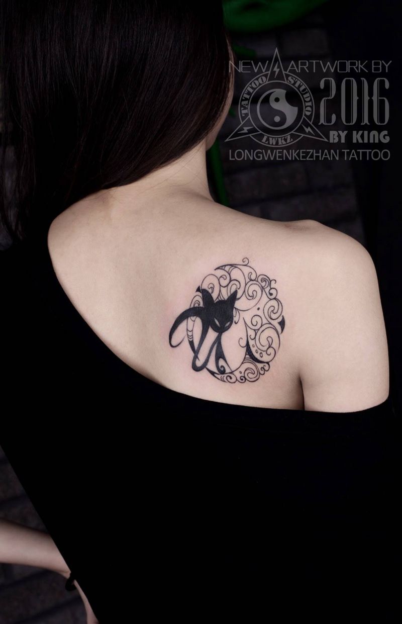 龙纹刻战刺青工作室出品纹身图片_成品背部图腾原创纹身图案