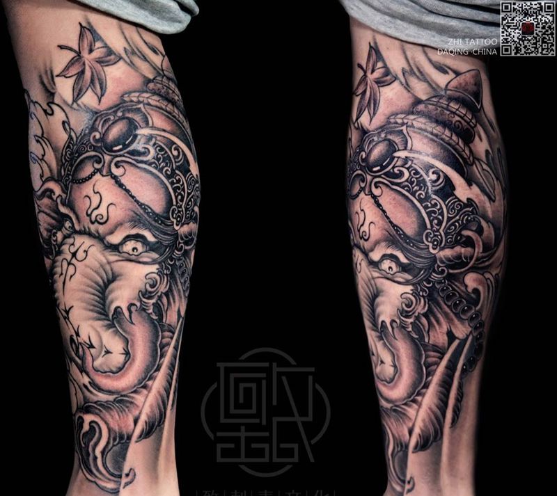 致tattoo  致远出品  没有天生的信心，只有不断培养的信心纹身图片