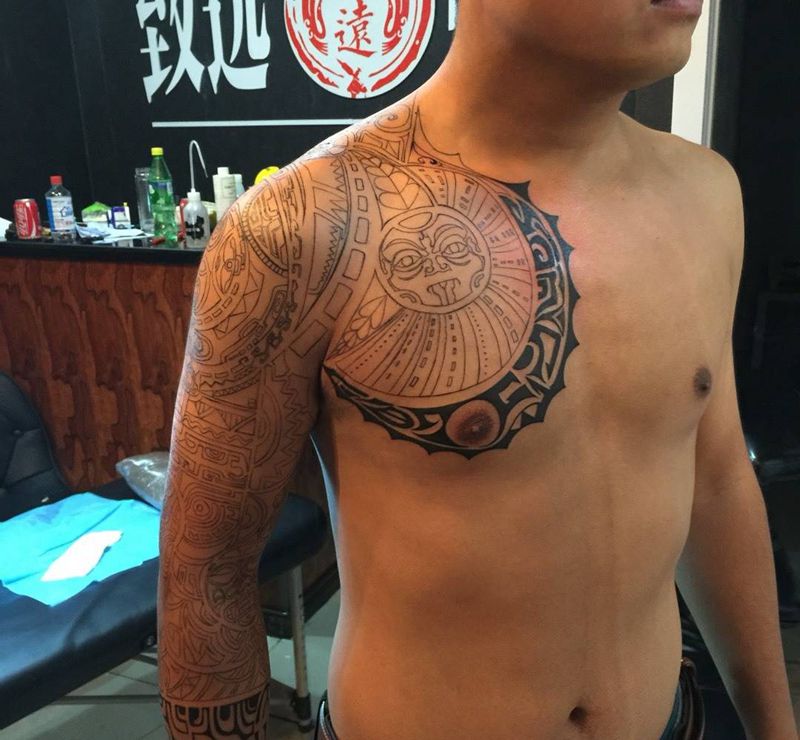 还差好多。一点点来吧纹身图片