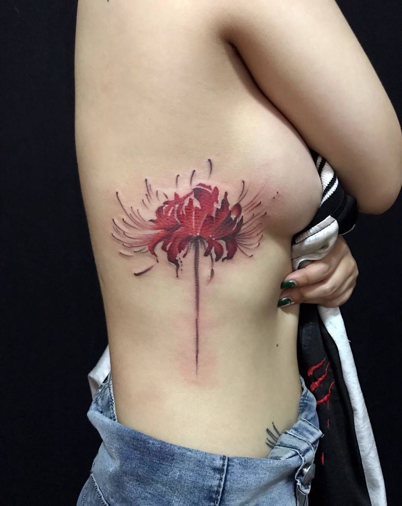 彼岸花（放手）纹身图片