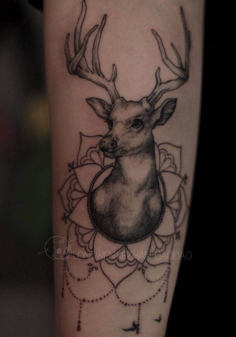 龙纹刻战刺青出品纹身图片_成品欧美手臂纹身图案