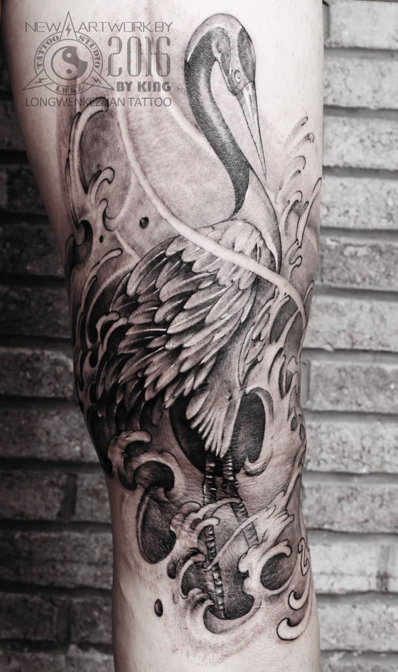 龙纹刻战刺青工作室出品纹身图片_成品脚部写实动物原创纹身图案