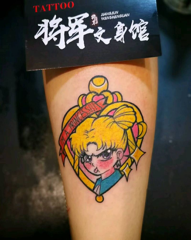 代表月亮纹身图片