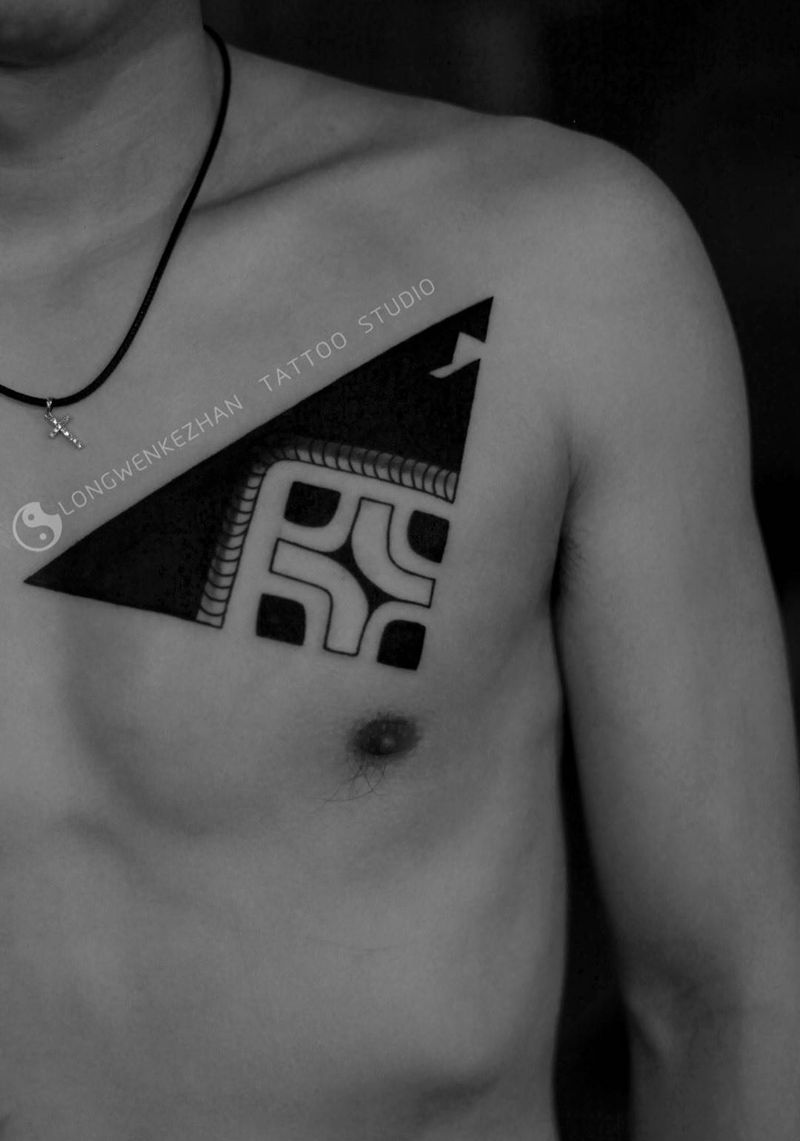 龙纹刻战刺青出品纹身图片