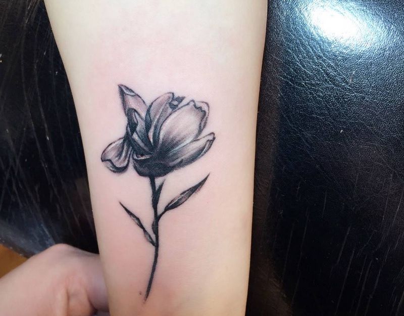 小花花纹身图片