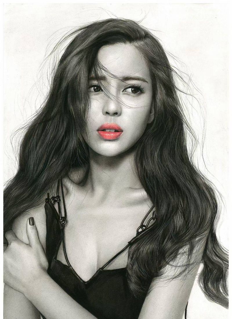 绘画作品纹身图片_背部纹身图案