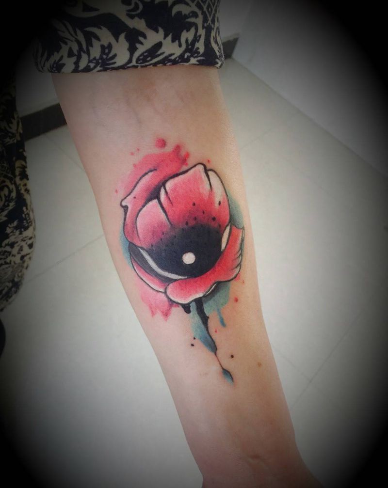 欧美花纹身图片