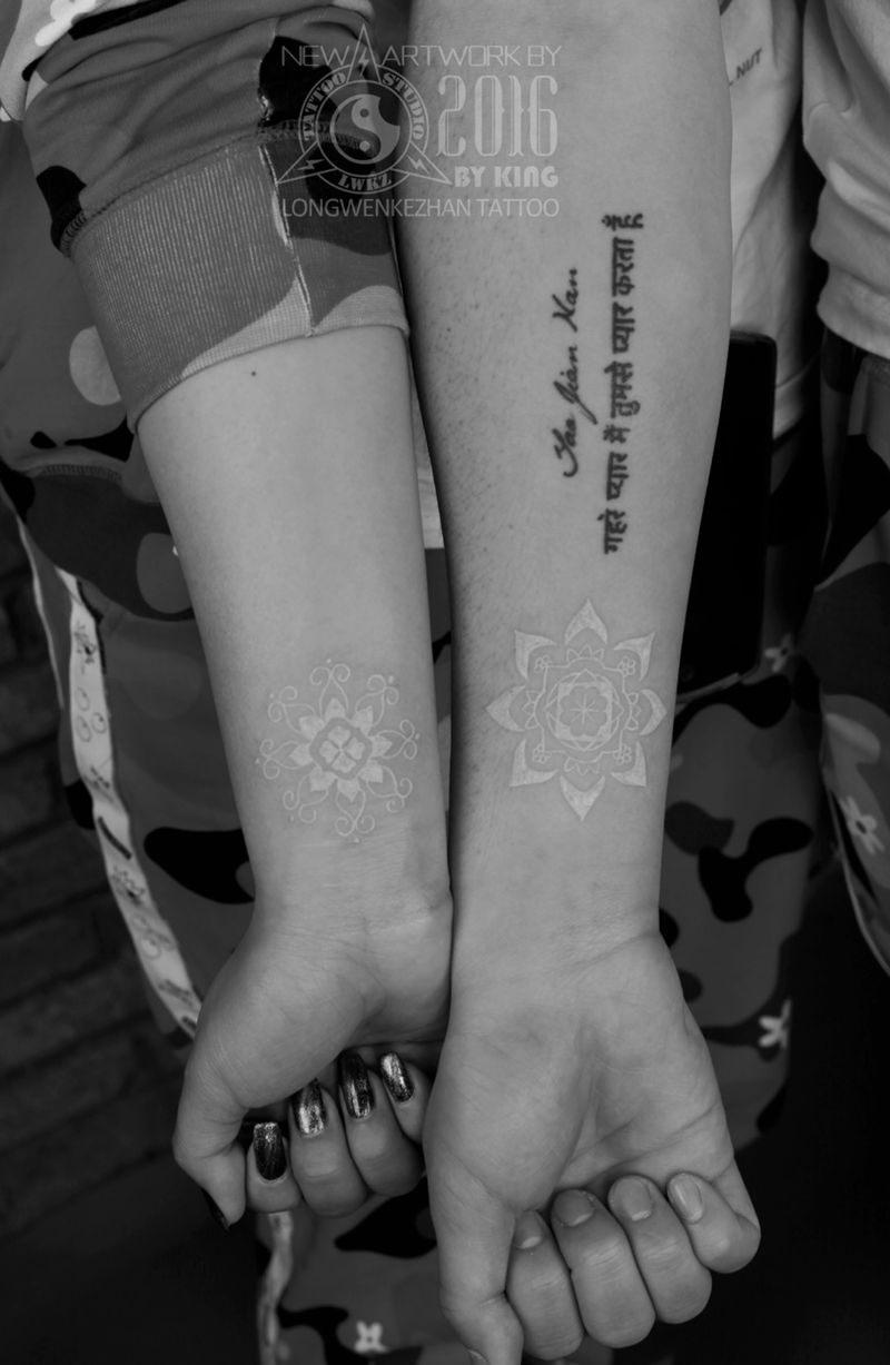 龙纹刻战刺青工作室出品纹身图片_成品手臂清新原创纹身图案