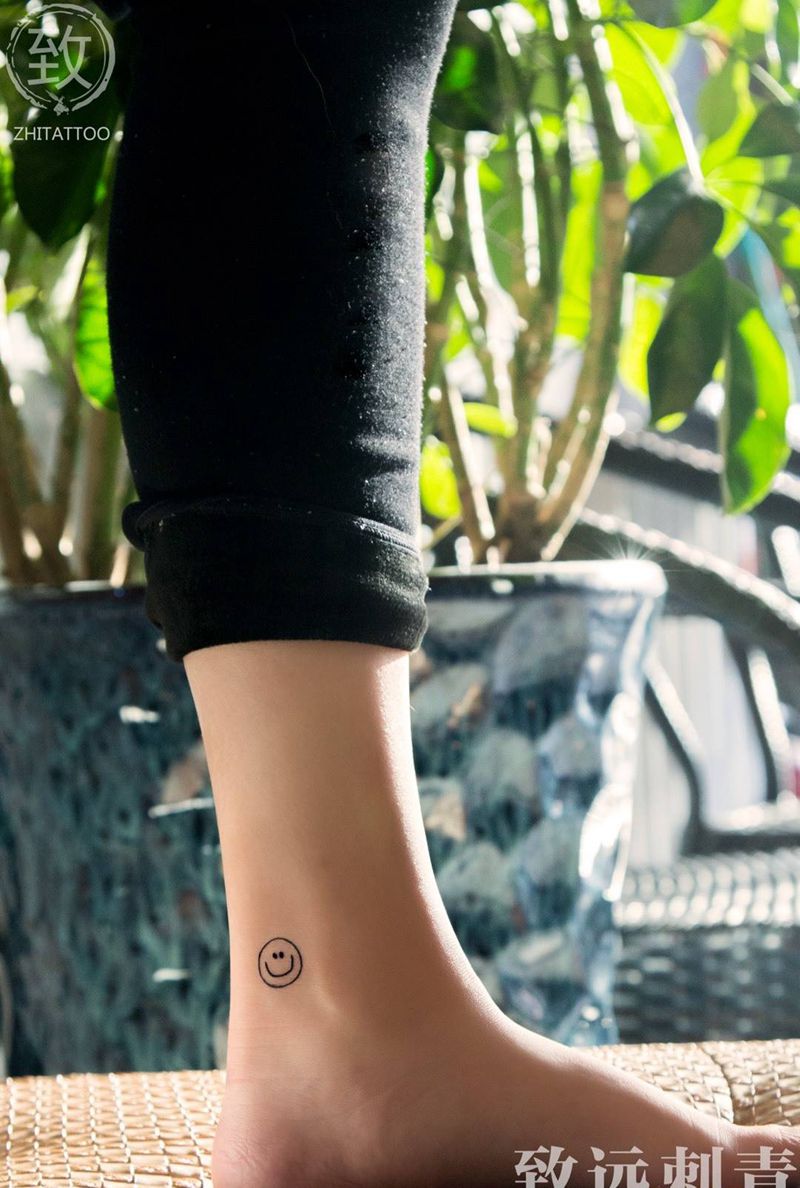 小清新纹身图片_成品原创清新脚部纹身图案