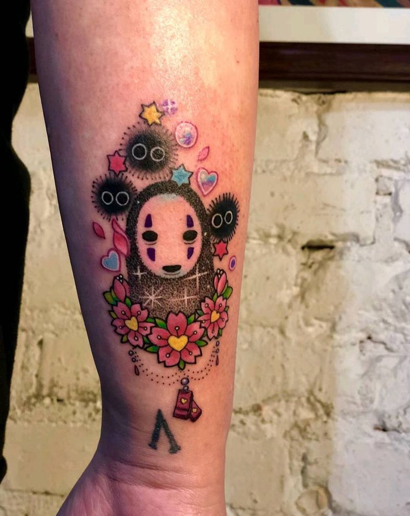 无脸男纹身图片