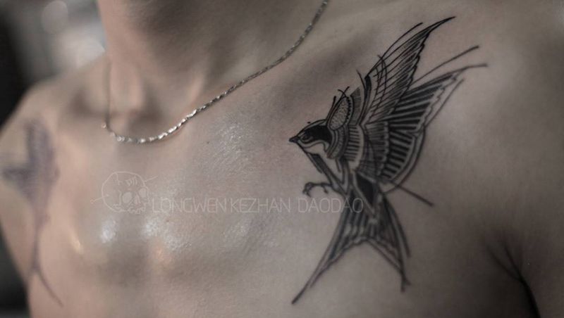 龙纹刻战出品纹身图片