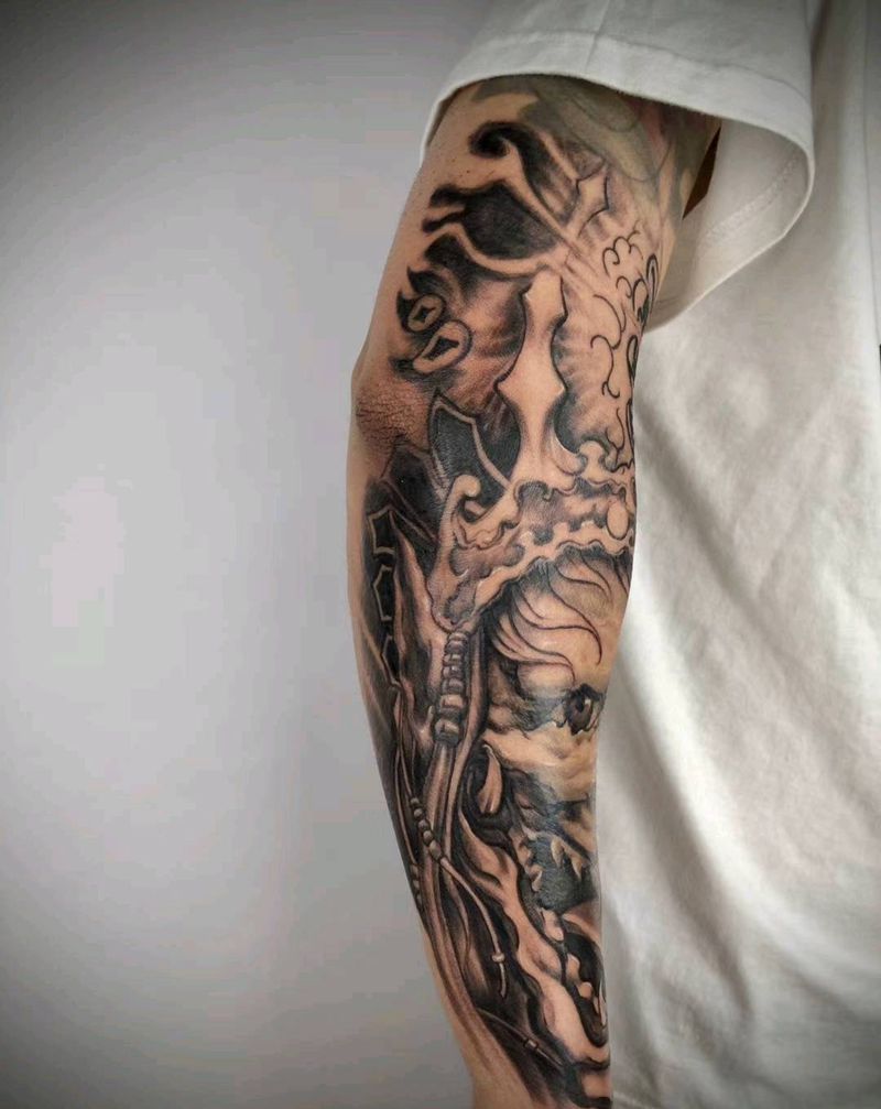 无常纹身图片_手臂纹身图案