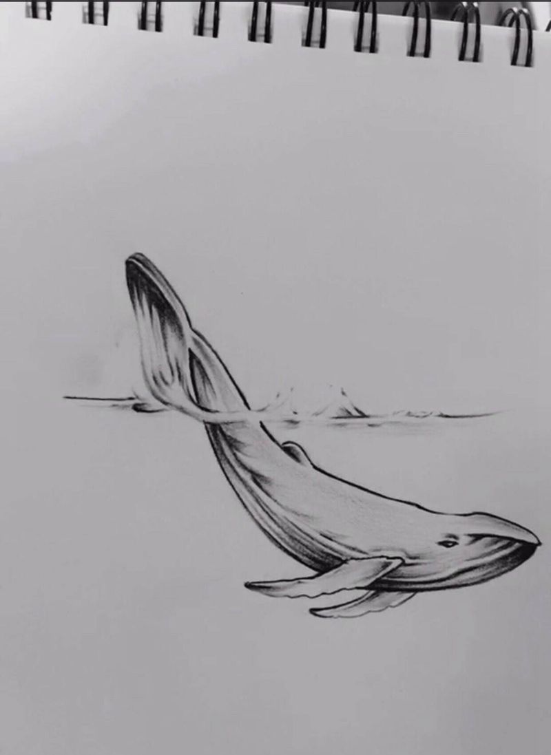 手绘小图一枚纹身图片