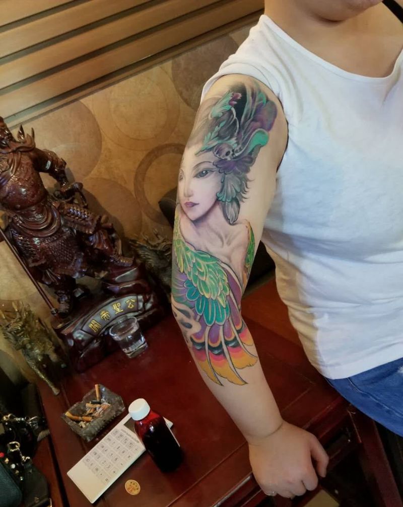 妖精纹身图片