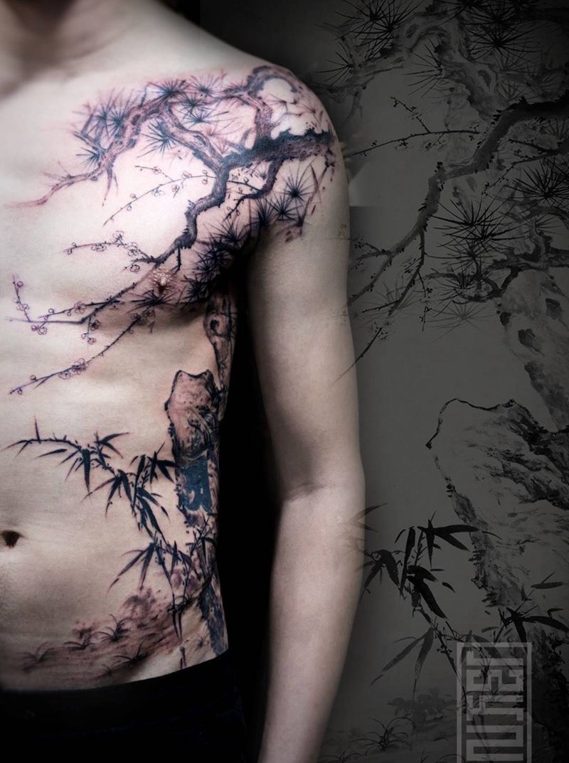 中国风纹身图片