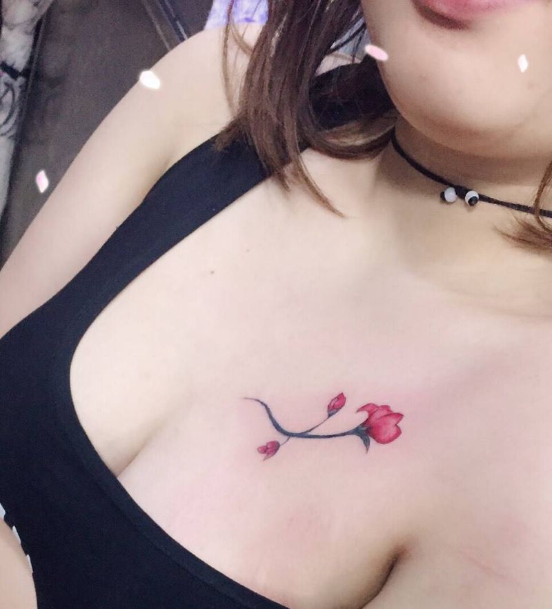 清新一枚纹身图片