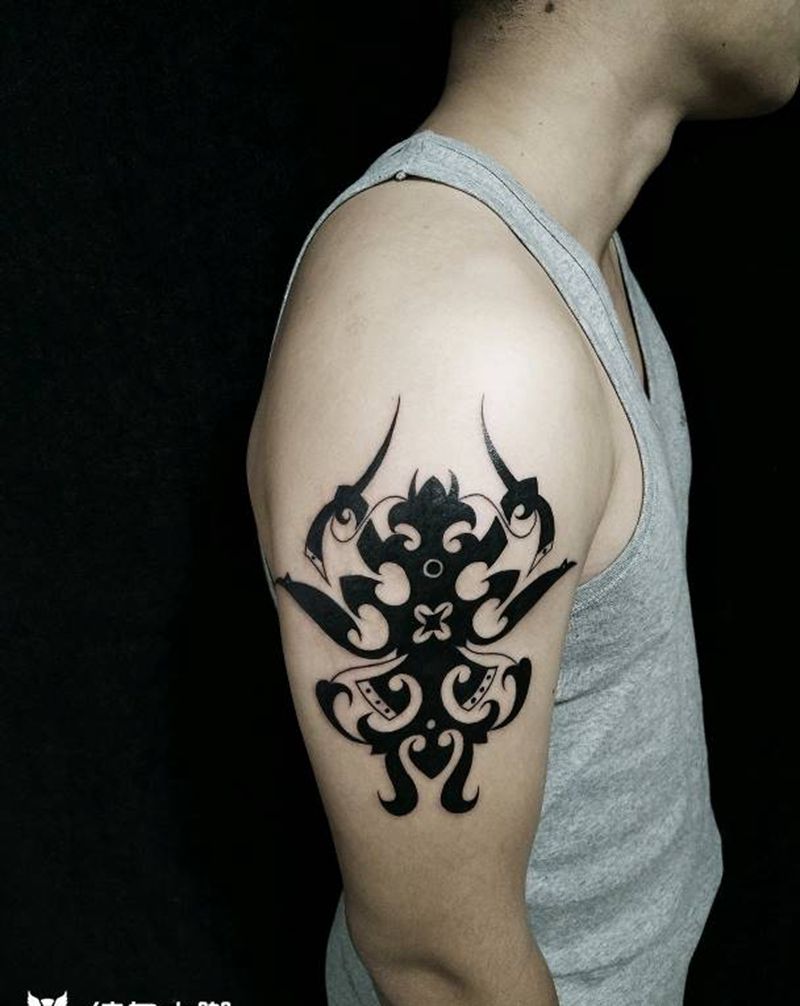 图腾一枚，纹身图片