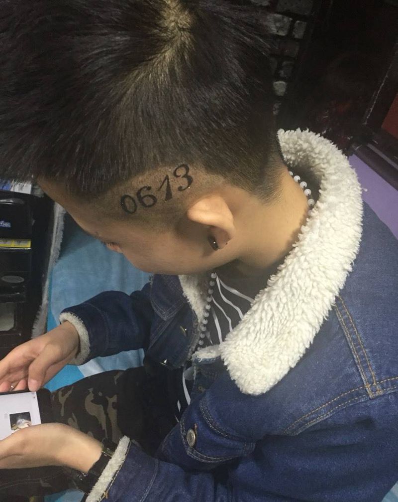 头部纹身纹身图片