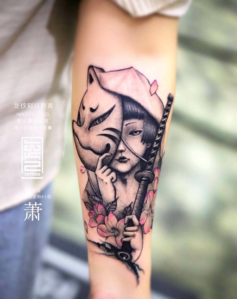 龙纹刻战纹身图片