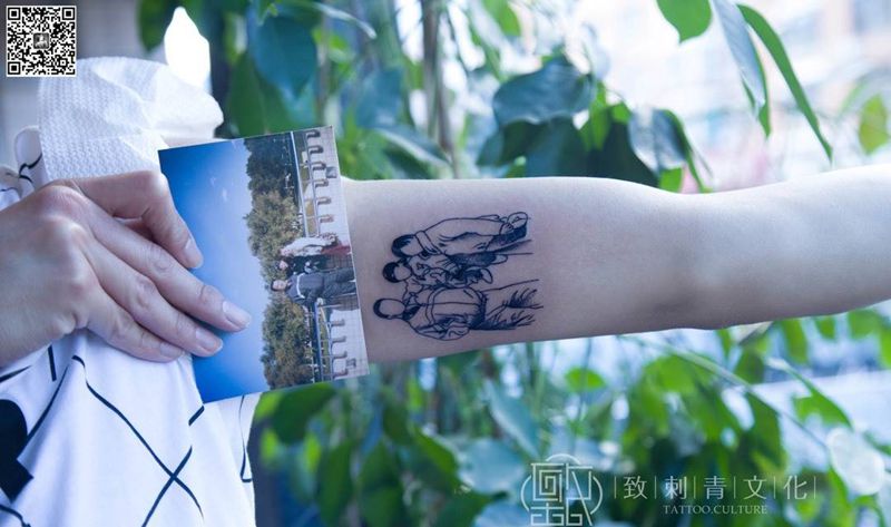 简笔纹身纹身图片