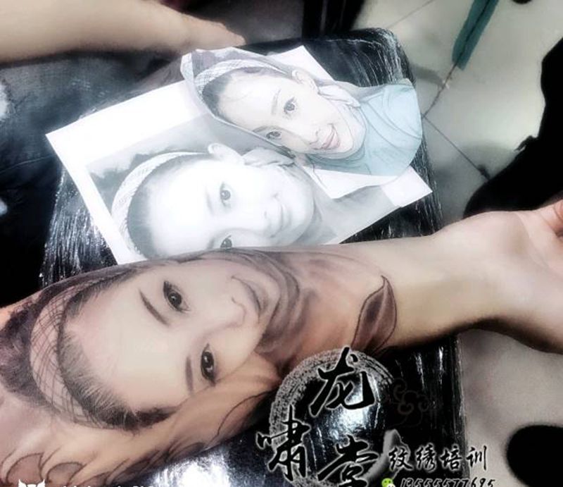 人物肖像纹身图片