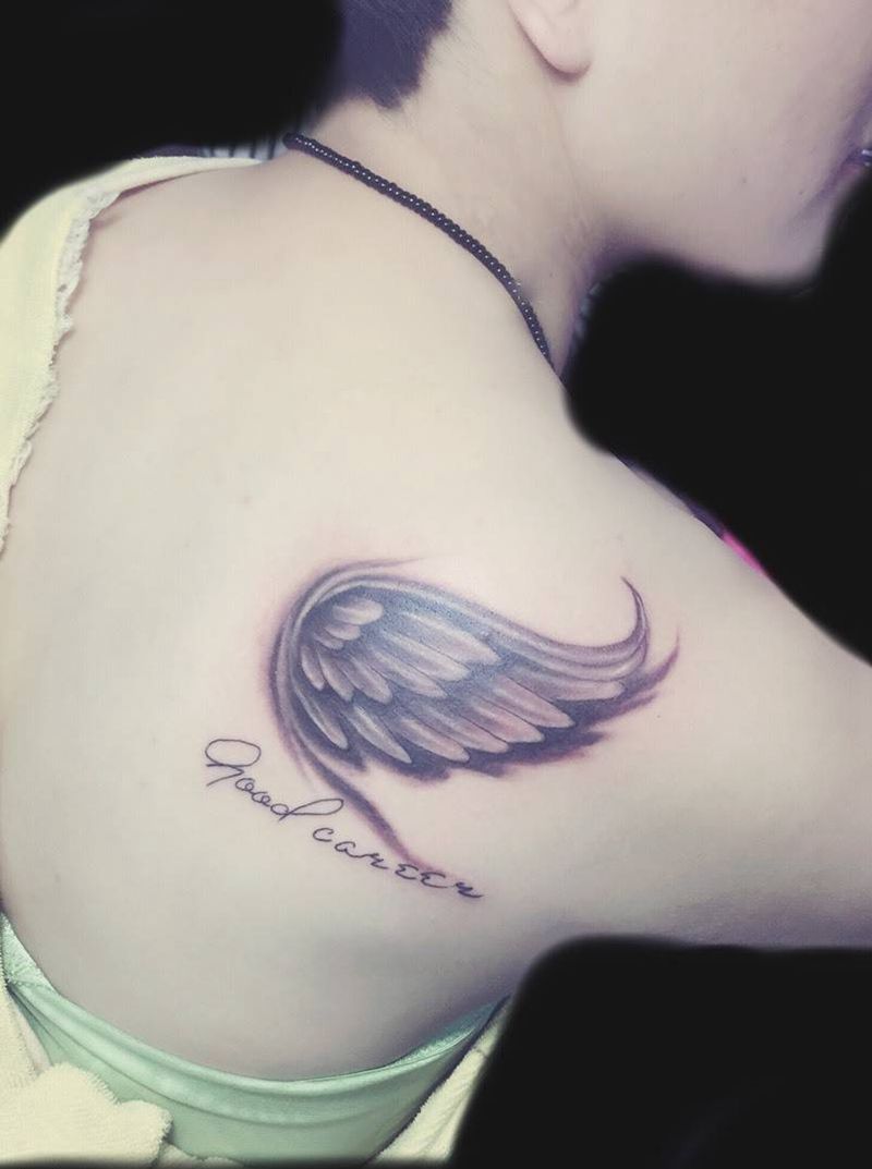 翅膀V13555577695纹身图片