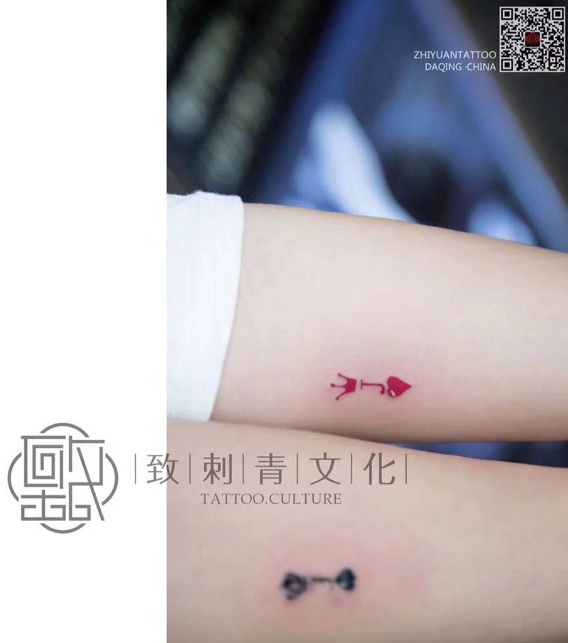 情侣纹身图片