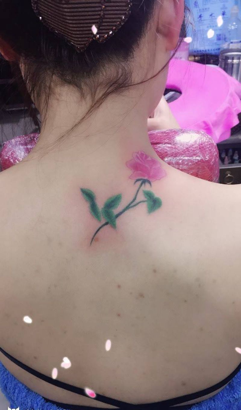 清新一枚13555577695纹身图片