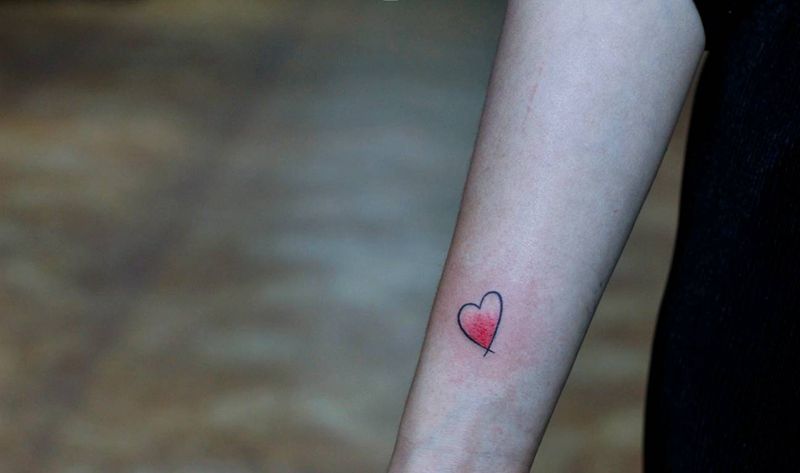 小臂小清新图案纹身图片_手臂小清新纹身图案